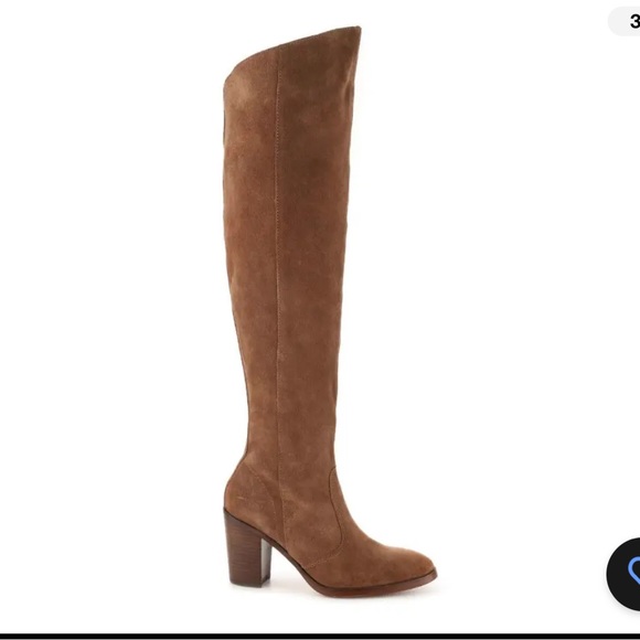 Shoes - Latigo Jukebox Womens Brown Suede Over Knee Boot Sz 9 3672 *